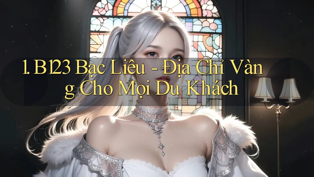 1. B123 Bạc Liêu - Địa Chỉ Vàng Cho Mọi Du Khách