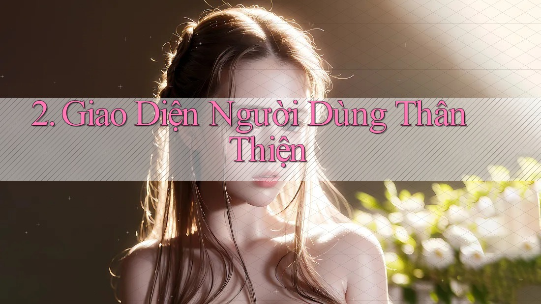2. Giao Diện Người Dùng Thân Thiện 2. Giao Diện Người Dùng Thân Thiện