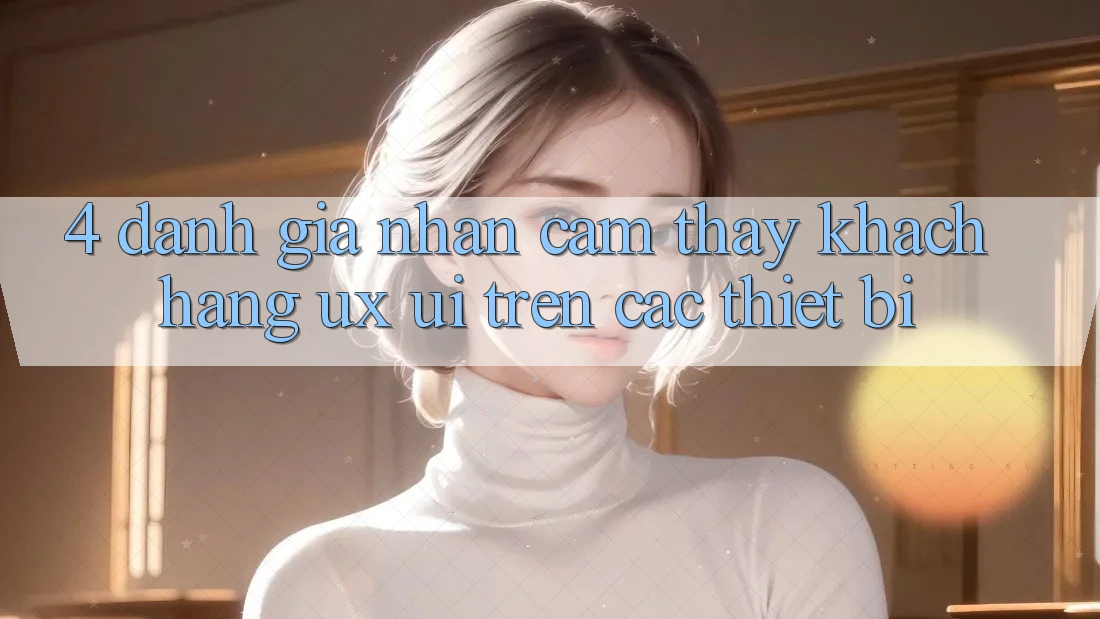 4. Đánh Giá Nhận cảm thấy Khách hàng (UX/UI) Trên Các Thiết Bị 4. Đánh Giá Nhận cảm thấy Khách hàng (UX/UI) Trên Các Thiết Bị