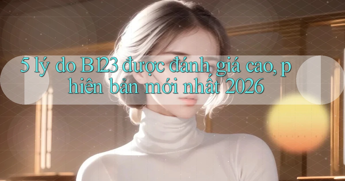 5 lý do B123 được đánh giá cao, phiên bản mới nhất 2026
