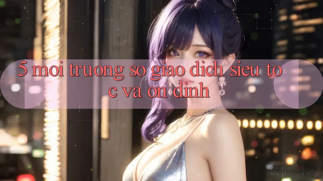 5. Môi trường số Giao dịch Siêu Tốc Và Ổn định