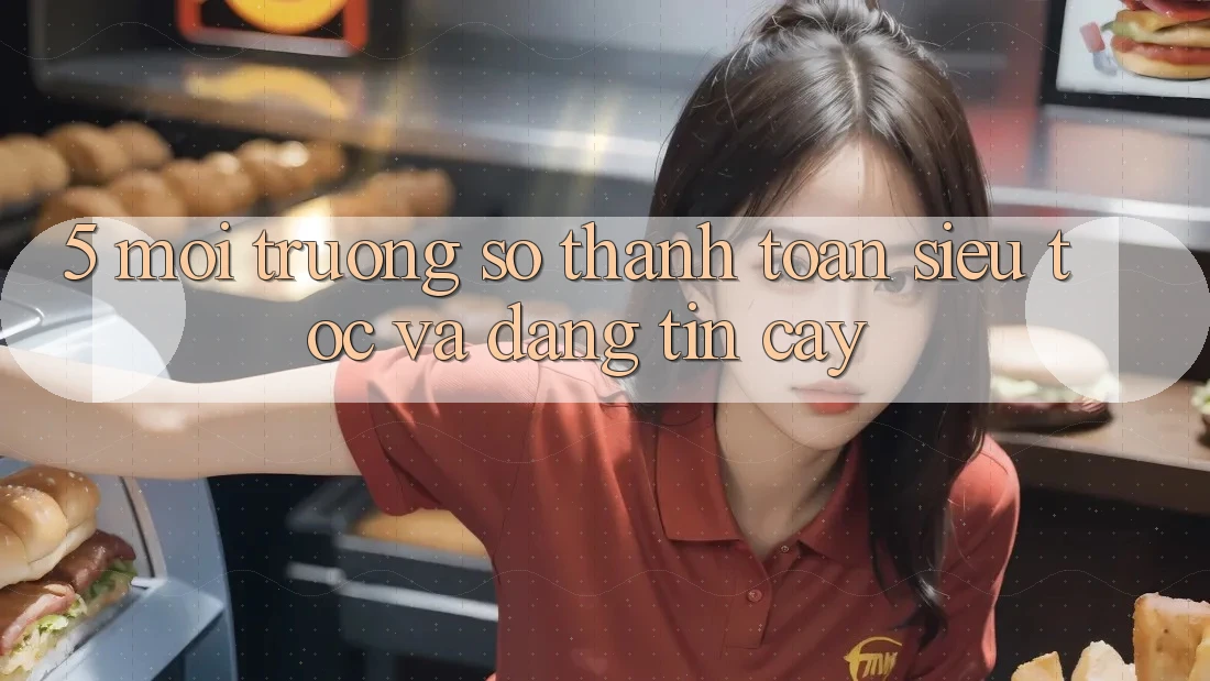 5. Môi trường số Thanh Toán Siêu Tốc Và Đáng tin cậy