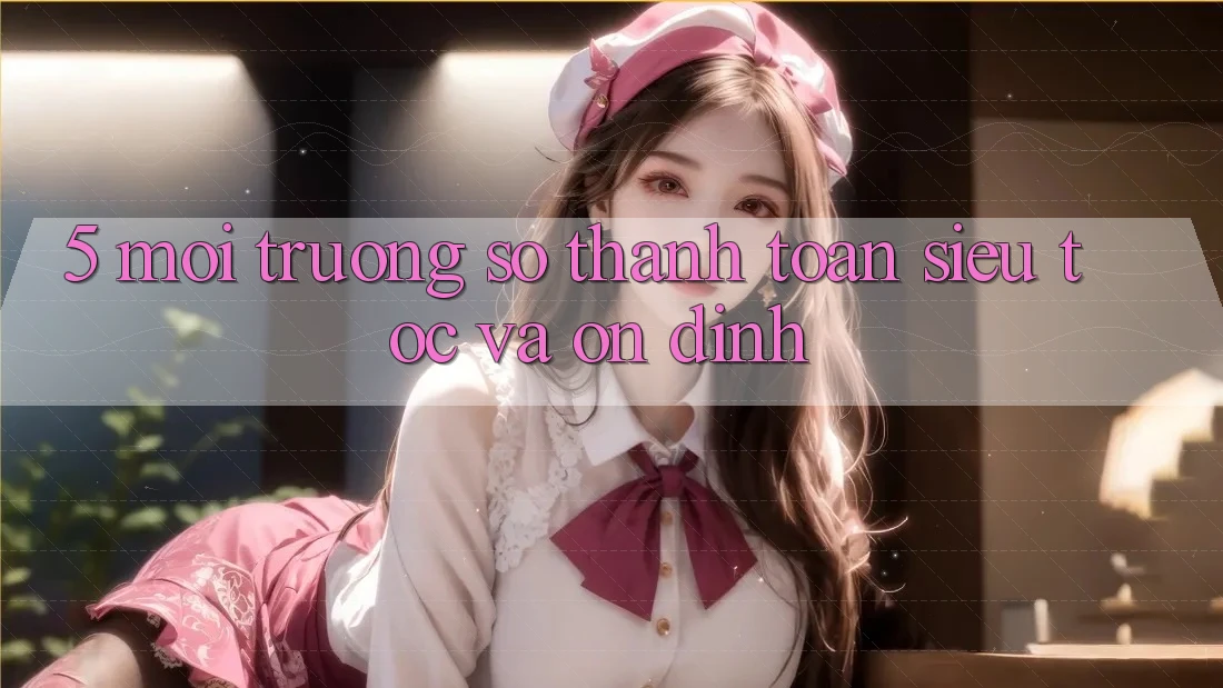 5. Môi trường số Thanh Toán Siêu Tốc Và Ổn định