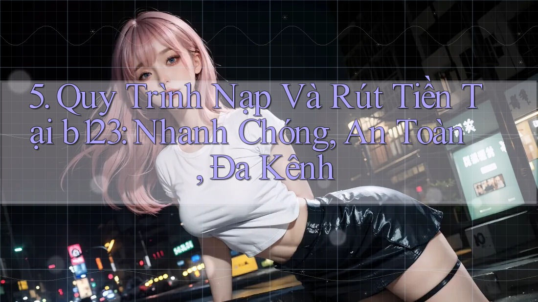 5. Quy Trình Nạp Và Rút Tiền Tại b123: Nhanh Chóng, An Toàn, Đa Kênh