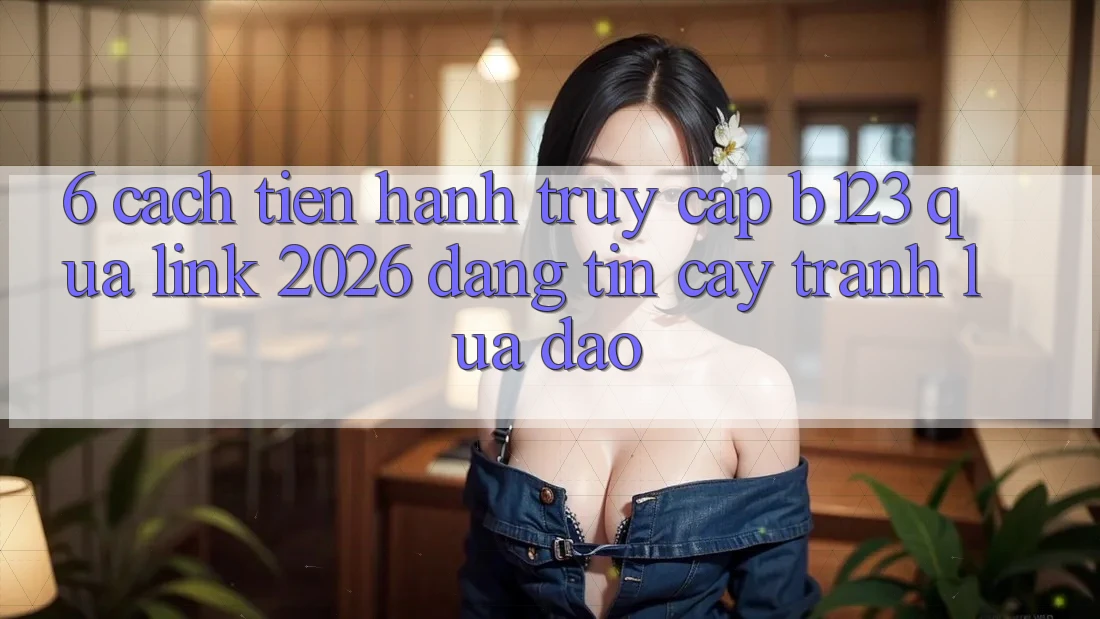 6. Cách tiến hành Truy Cập b123 Qua Link 2026 Đáng tin cậy, Tránh Lừa Đảo 6. Cách tiến hành Truy Cập b123 Qua Link 2026 Đáng tin cậy, Tránh Lừa Đảo