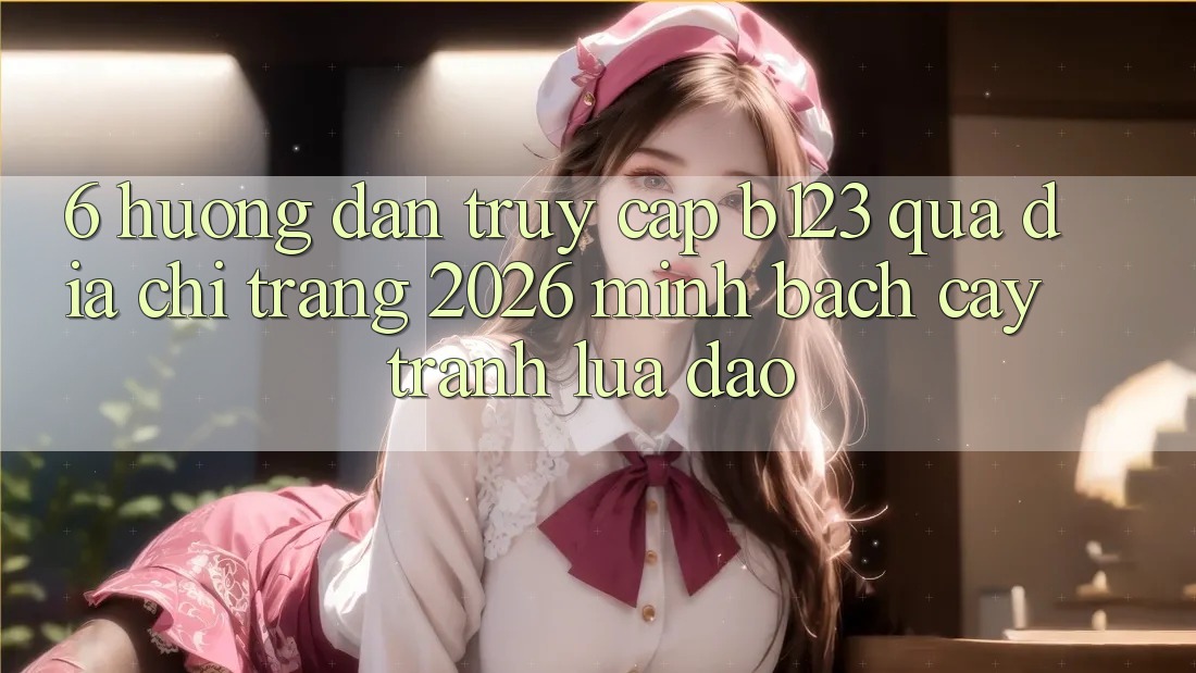 6. Hướng Dẫn Truy Cập b123 Qua Địa chỉ trang 2026 Minh bạch cậy, Tránh Lừa Đảo