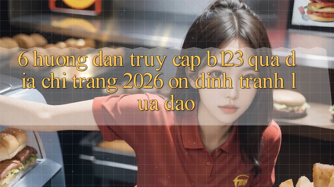 6. Hướng Dẫn Truy Cập b123 Qua Địa chỉ trang 2026 Ổn định, Tránh Lừa Đảo