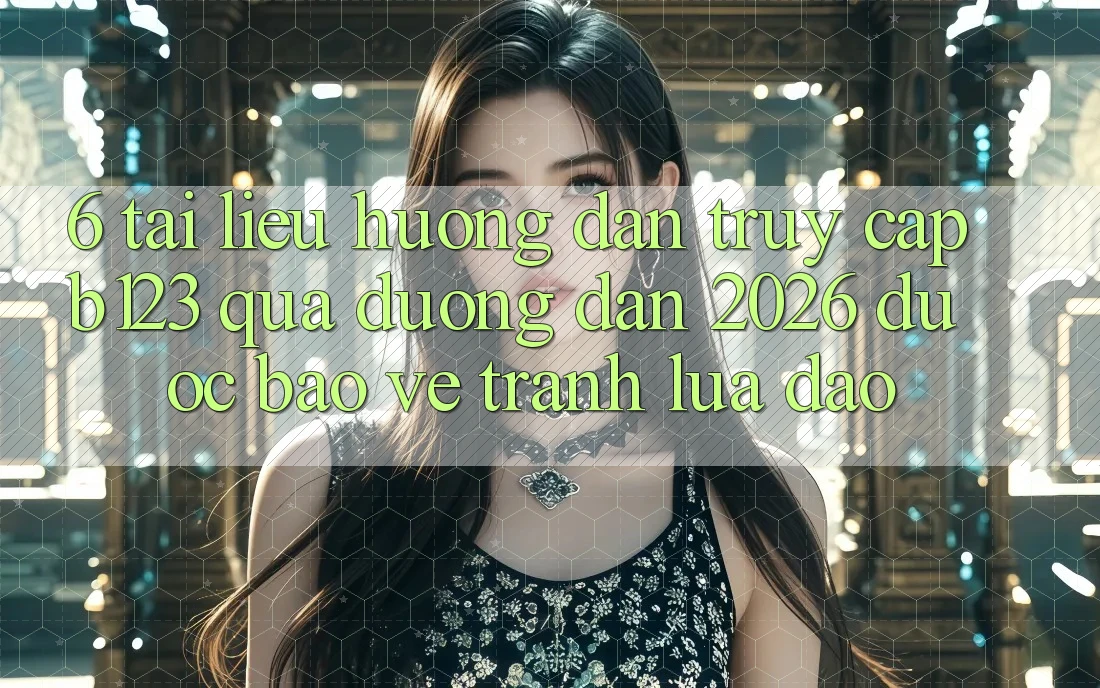 6. Tài liệu hướng dẫn Truy Cập b123 Qua Đường dẫn 2026 Được bảo vệ, Tránh Lừa Đảo