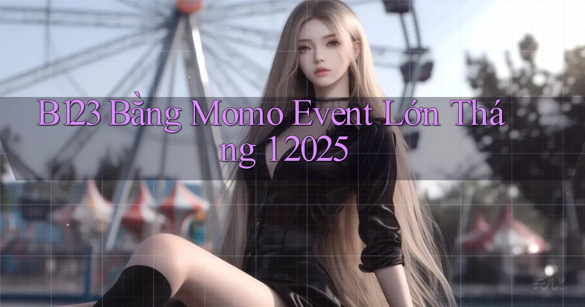 b123 bằng momo event lớn tháng 1 2025