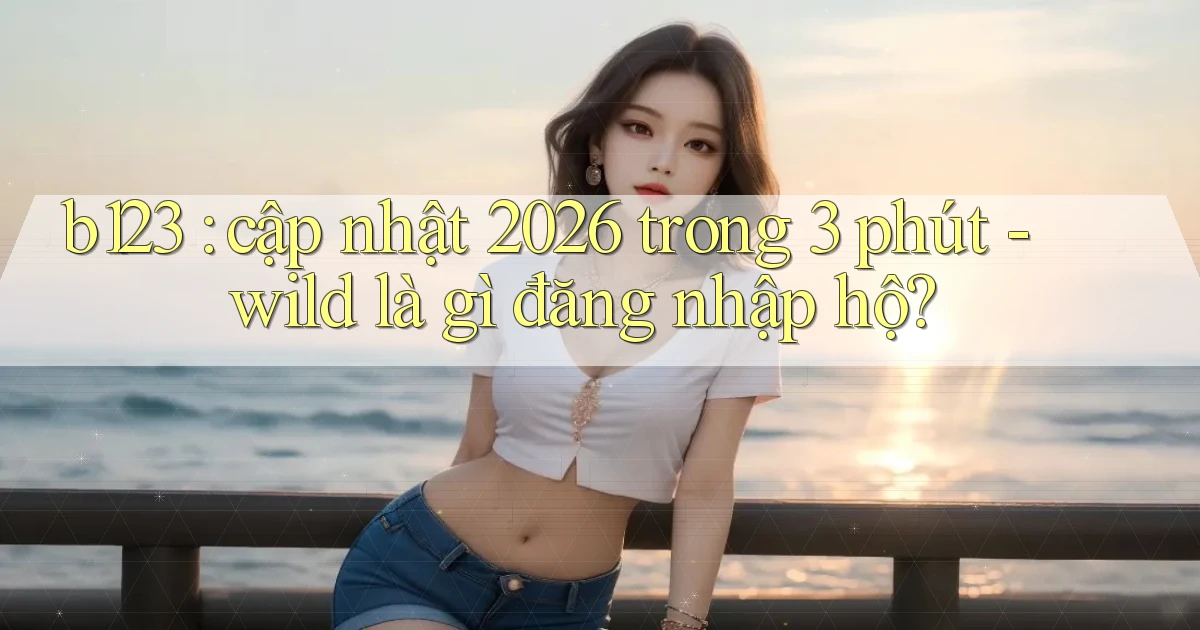 b123 cập nhật 2026 trong 3 phút   wild là gì đăng nhập hộ