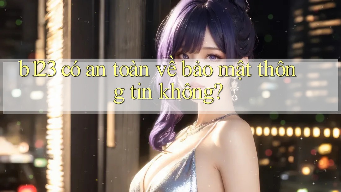b123 có an toàn về bảo mật thông tin không?