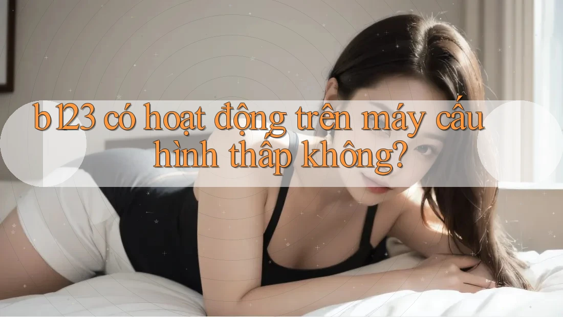 b123 có hoạt động trên máy cấu hình thấp không?