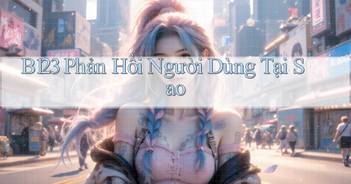 b123 phản hồi người dùng tại sao