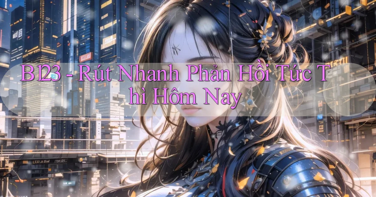 b123 rút nhanh phản hồi tức thì hôm nay