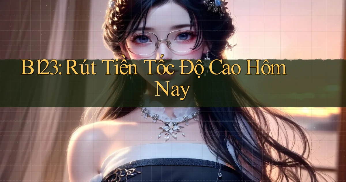 b123 rút tiền tốc độ cao hôm nay