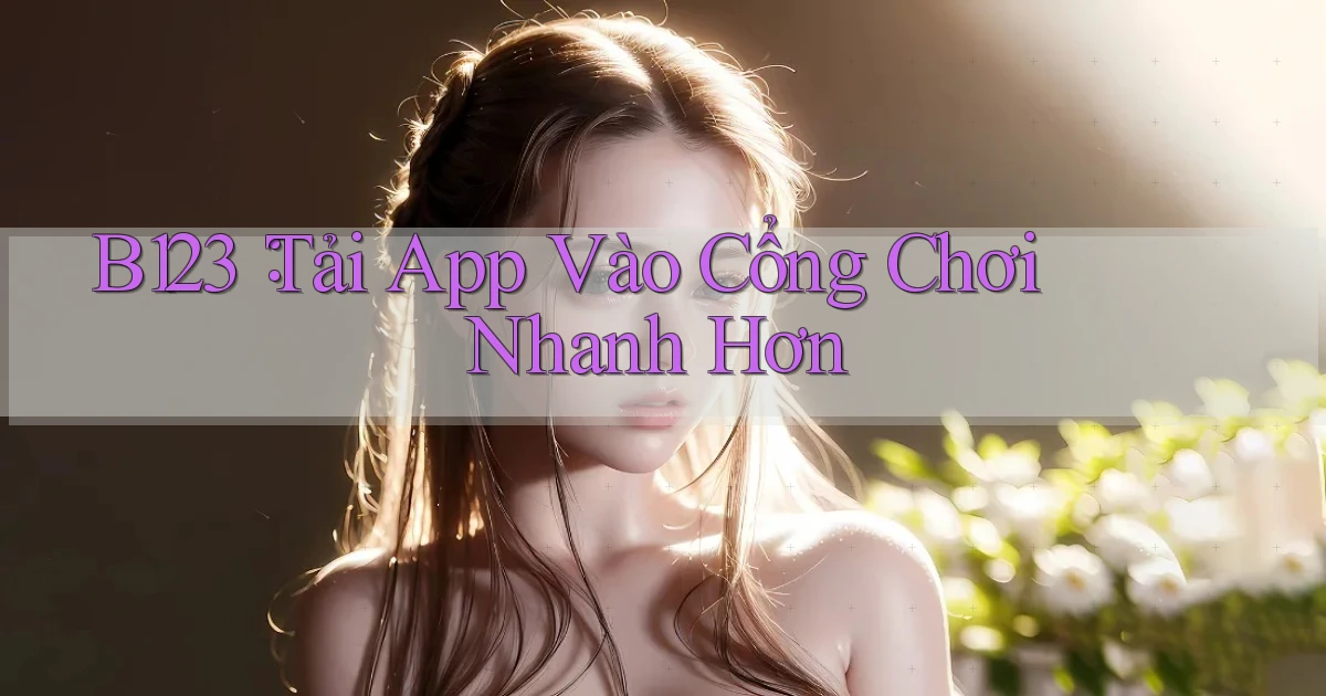 b123： Tải App Vào Cổng Chơi Nhanh Hơn