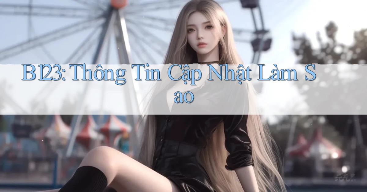 b123 thông tin cập nhật làm sao