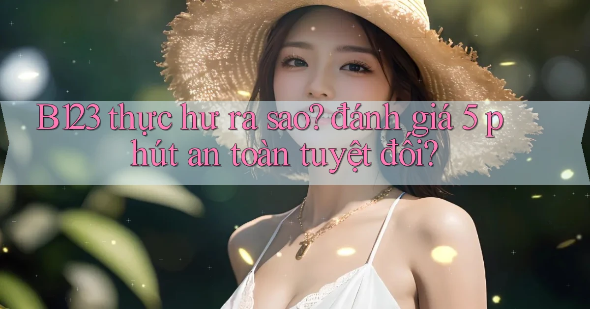 B123 thực hư ra sao đánh giá 5 phút an toàn tuyệt đối