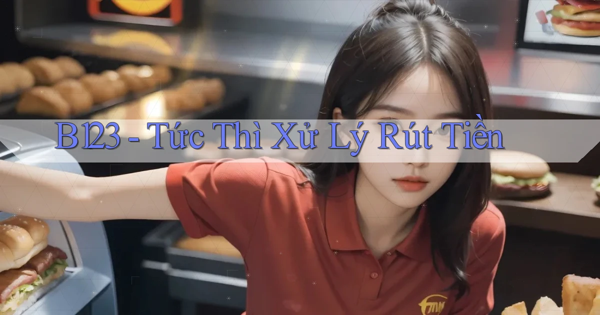 b123 tức thì xử lý rút tiền