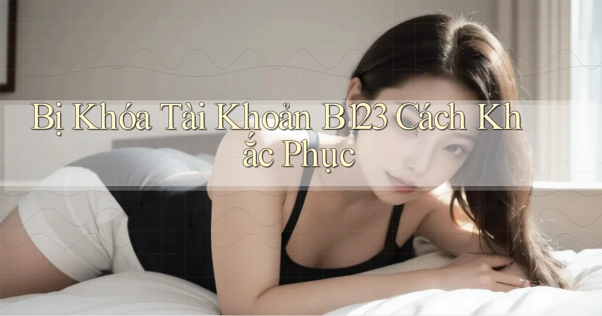 bị khóa tài khoản b123 cách khắc phục