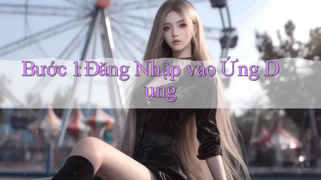 Bước 1: Đăng Nhập vào Ứng Dụng