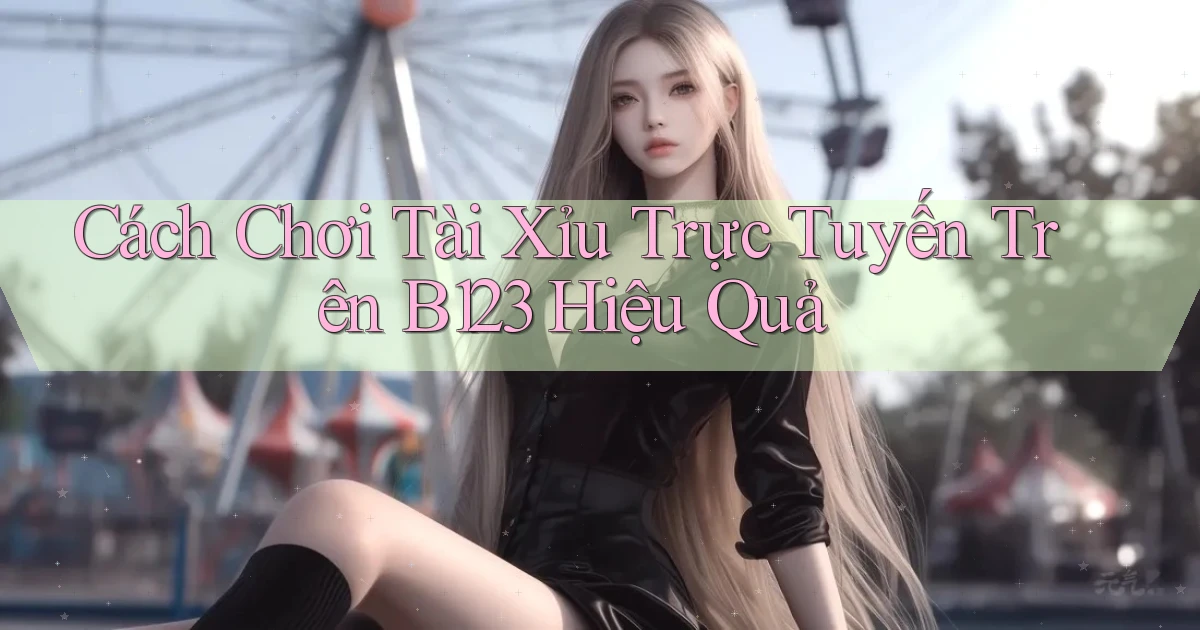 cách chơi tài xỉu trực tuyến trên b123 hiệu quả