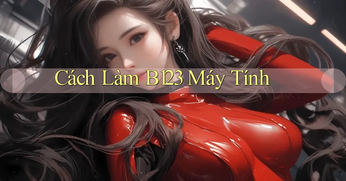 cách làm b123 máy tính