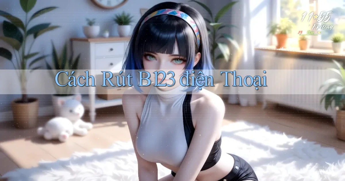 cách rút b123 điện thoại