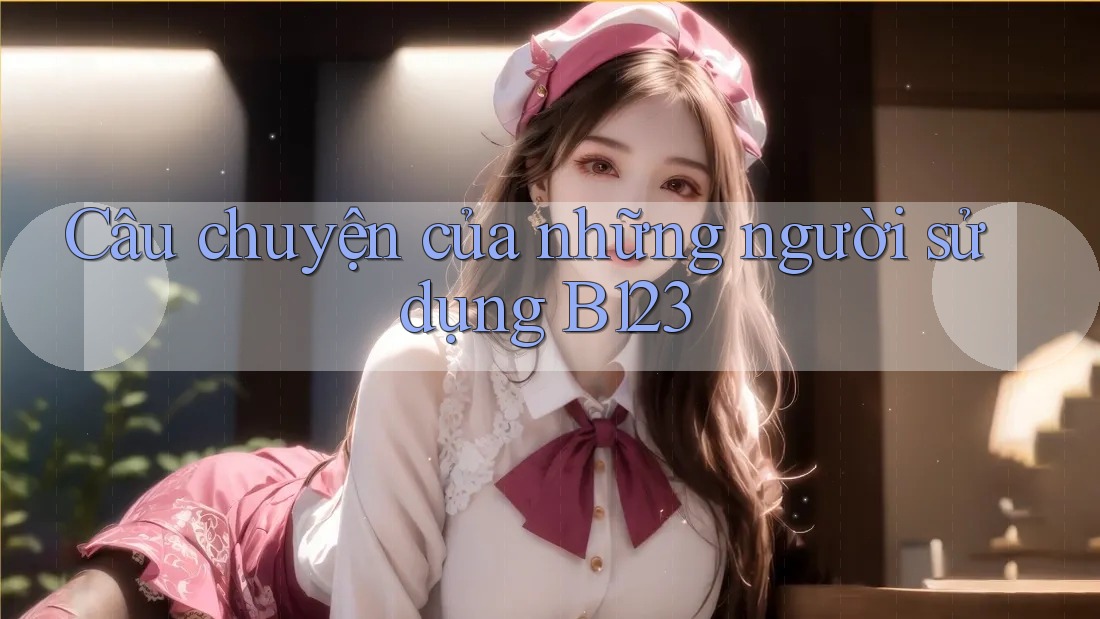 Câu chuyện của những người sử dụng B123 Câu chuyện của những người sử dụng B123