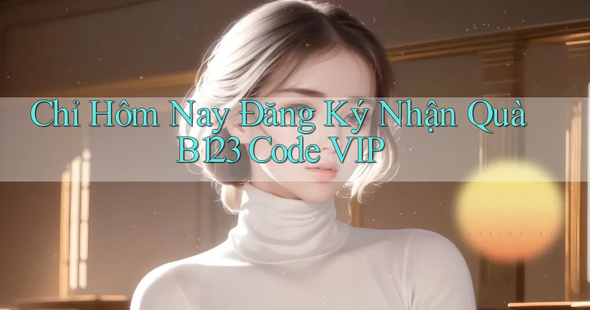 chỉ hôm nay đăng ký nhận quà b123 code vip