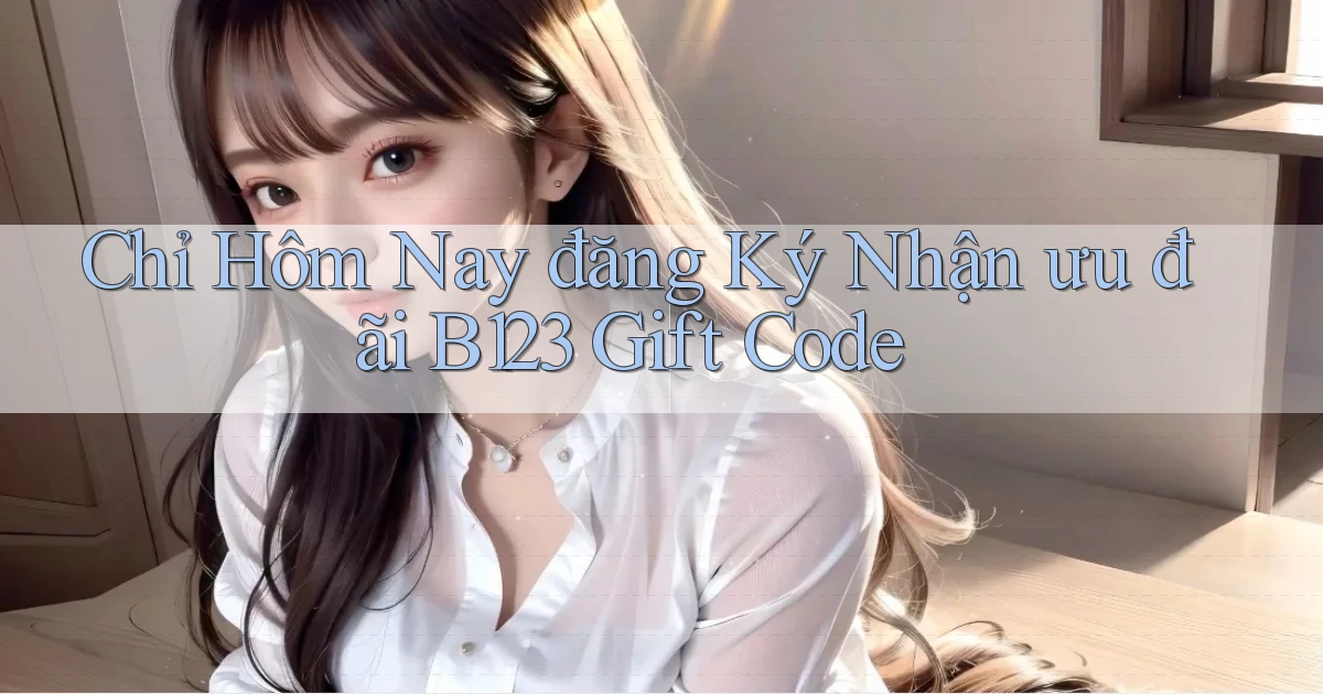 chỉ hôm nay đăng ký nhận ưu đãi b123 gift code