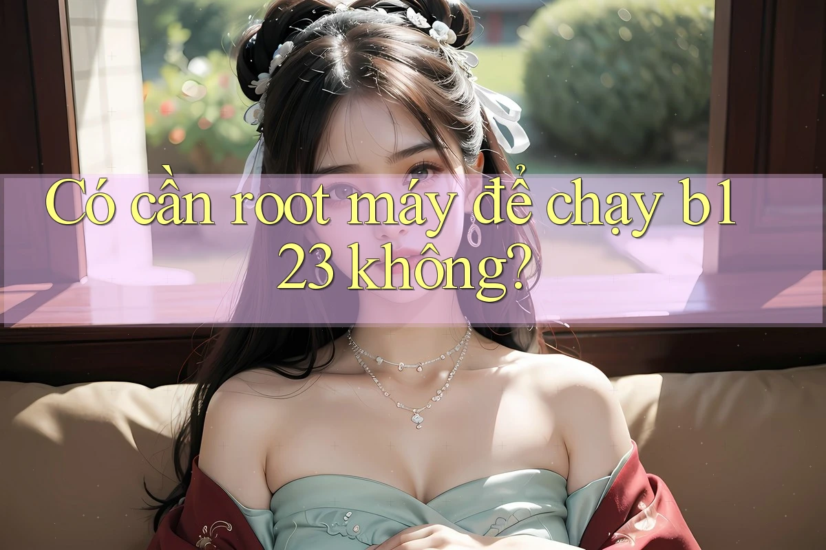 Có cần root máy để chạy b123 không?