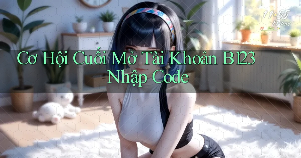 cơ hội cuối mở tài khoản b123 nhập code