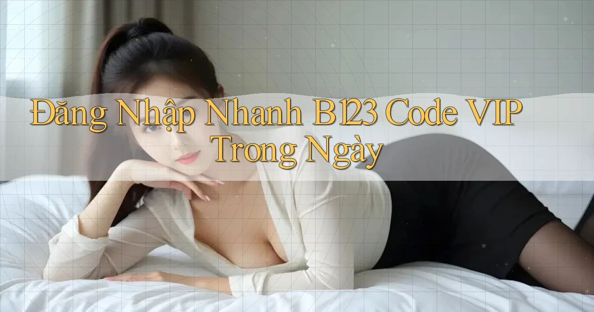 đăng nhập nhanh b123 code vip trong ngày
