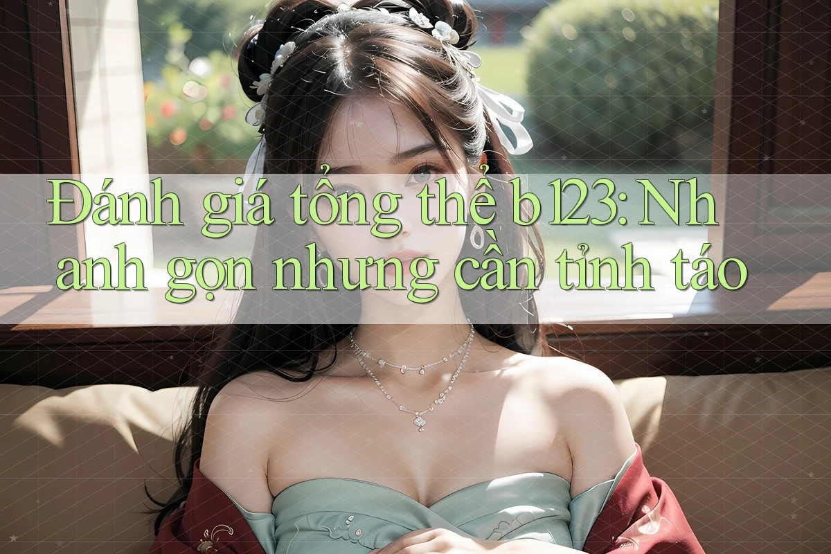 Đánh giá tổng thể b123: Nhanh gọn nhưng cần tỉnh táo Đánh giá tổng thể b123: Nhanh gọn nhưng cần tỉnh táo