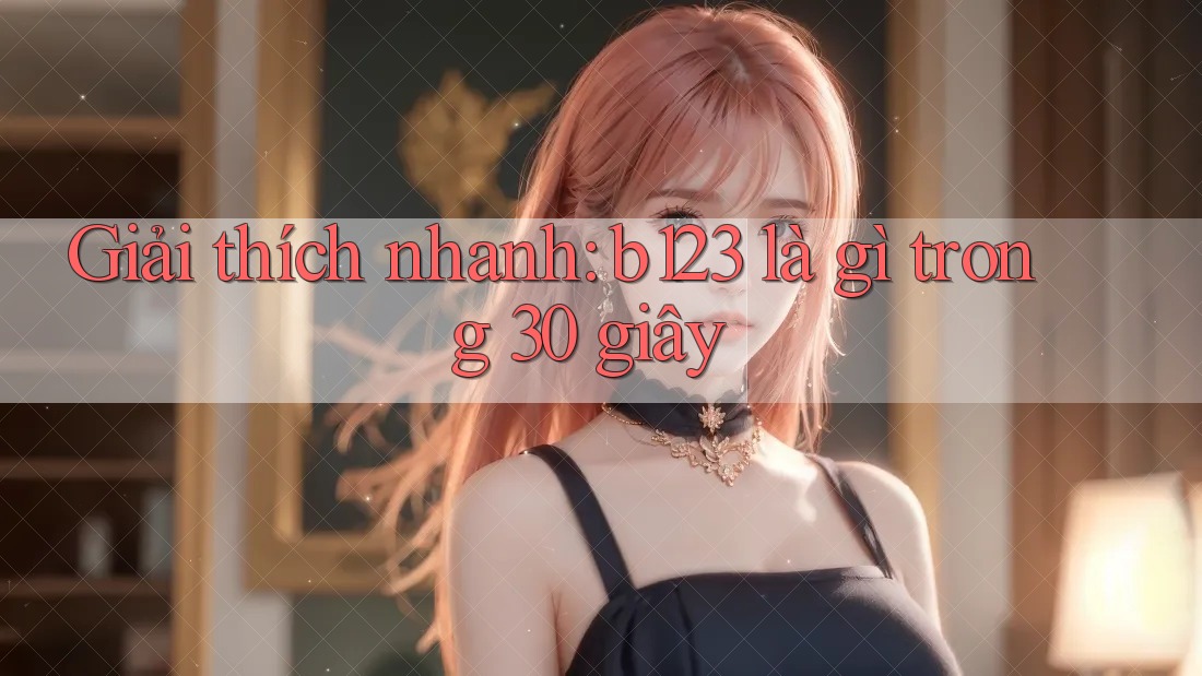 Giải thích nhanh: b123 là gì trong 30 giây
