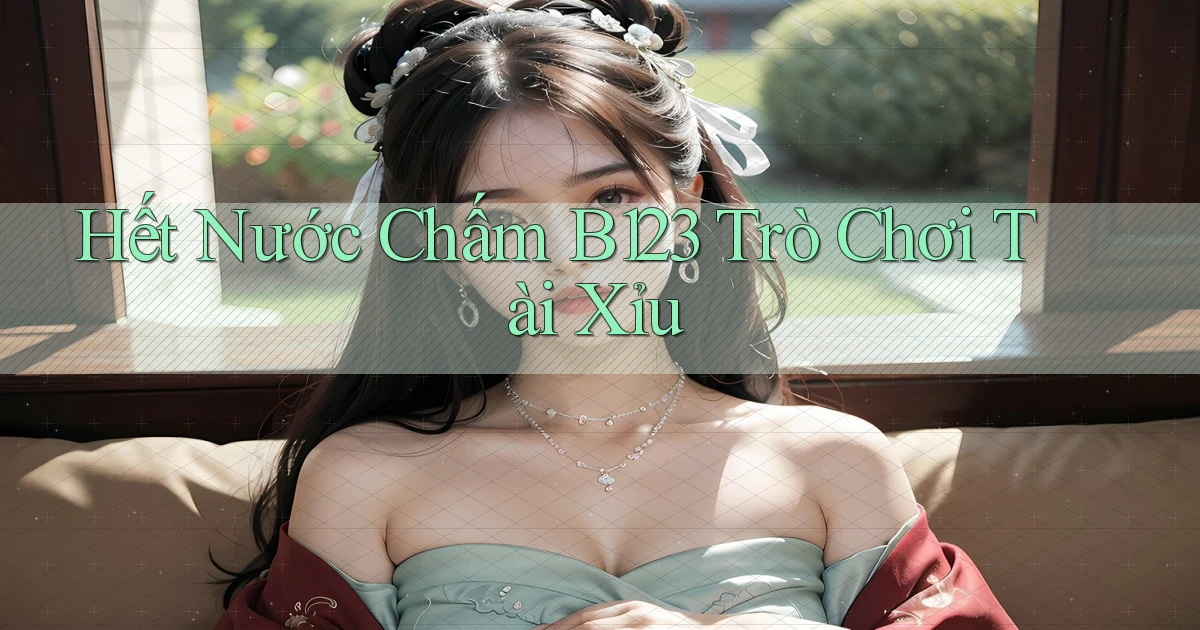 hết nước chấm b123 trò chơi tài xỉu