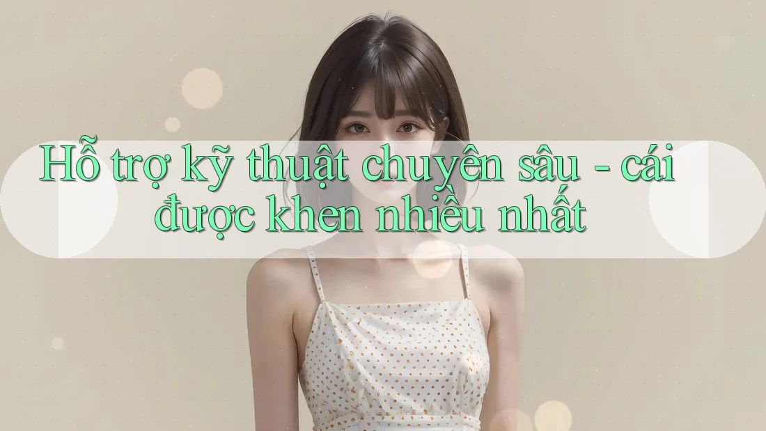 Hỗ trợ kỹ thuật chuyên sâu - cái được khen nhiều nhất Hỗ trợ kỹ thuật chuyên sâu - cái được khen nhiều nhất