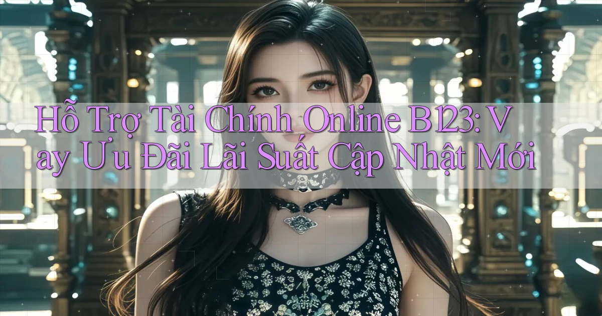 hỗ trợ tài chính online b123 vay ưu đãi lãi suất cập nhật mới