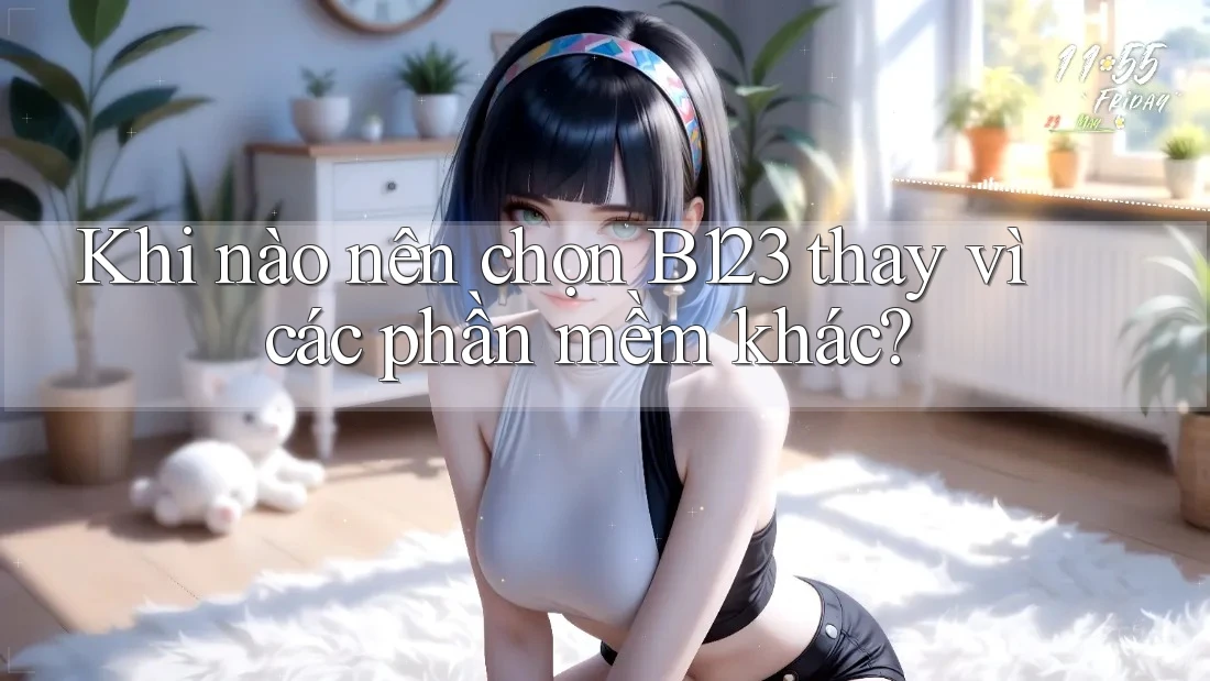 Khi nào nên chọn B123 thay vì các phần mềm khác?