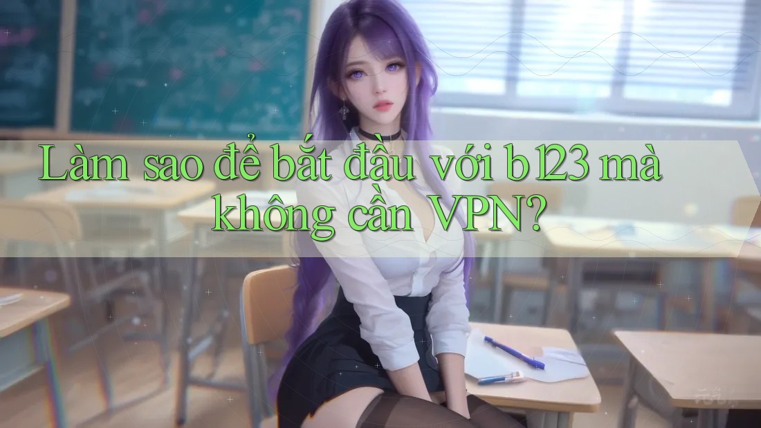 Làm sao để bắt đầu với b123 mà không cần VPN?