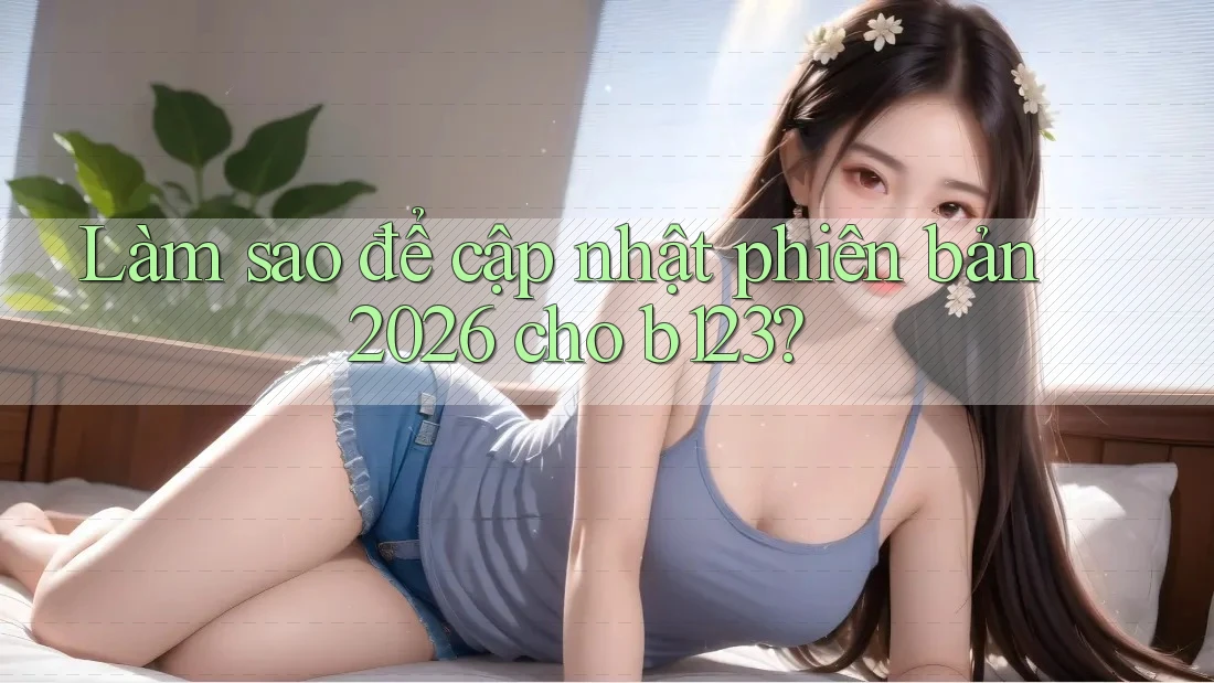 Làm sao để cập nhật phiên bản 2026 cho b123?