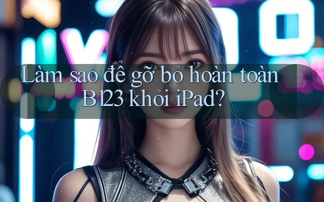 Làm sao để gỡ bỏ hoàn toàn B123 khỏi iPad?