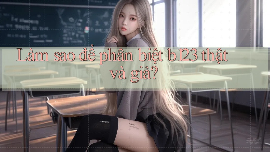 Làm sao để phân biệt b123 thật và giả?