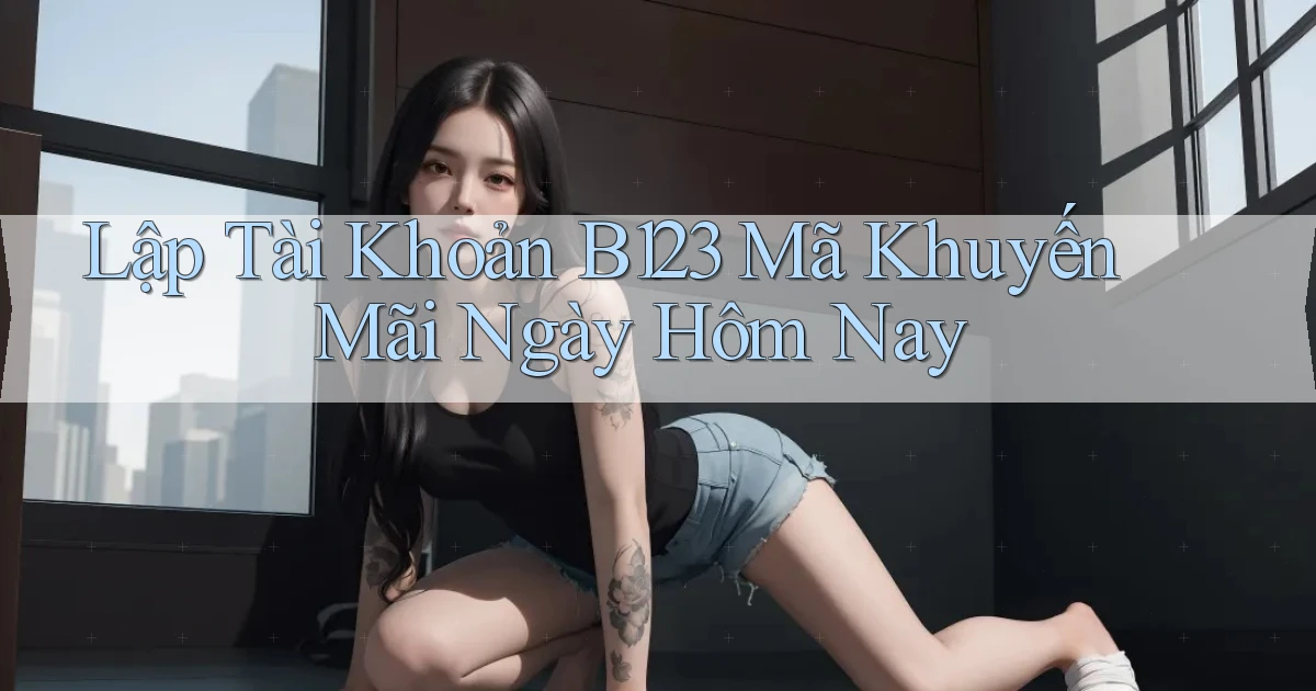 lập tài khoản b123 mã khuyến mãi ngày hôm nay