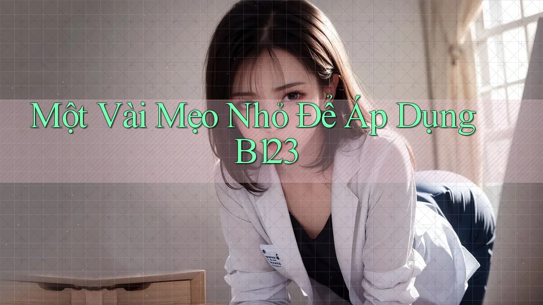 Một Vài Mẹo Nhỏ Để Áp Dụng B123