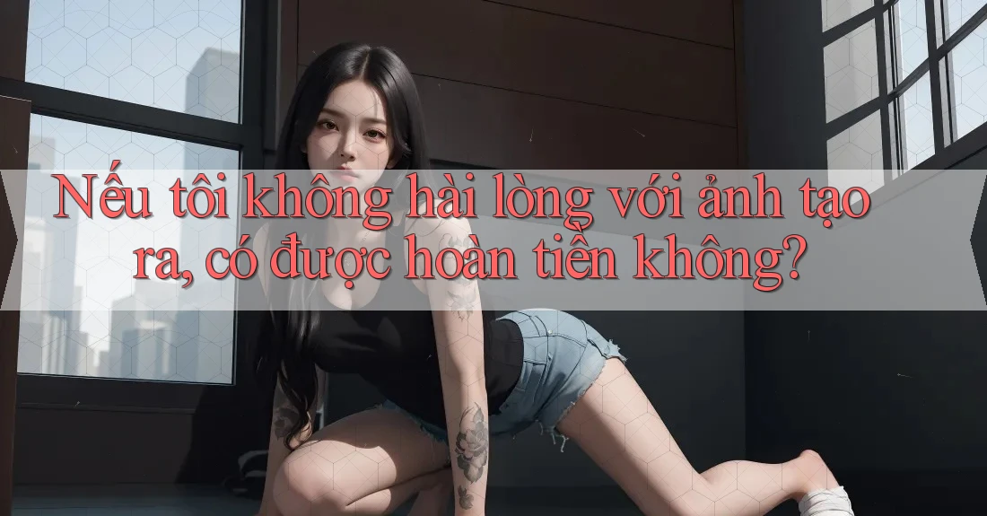 Nếu tôi không hài lòng với ảnh tạo ra, có được hoàn tiền không? Nếu tôi không hài lòng với ảnh tạo ra, có được hoàn tiền không?