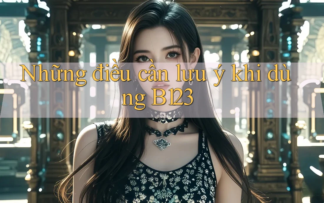 Những điều cần lưu ý khi dùng B123 Những điều cần lưu ý khi dùng B123