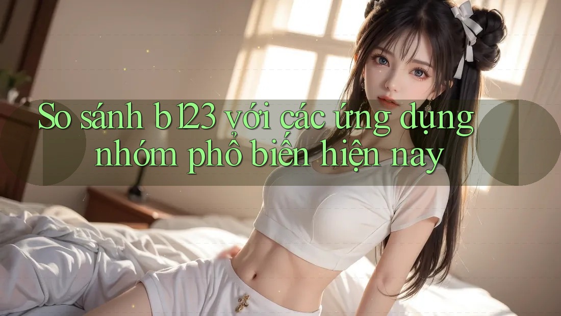 So sánh b123 với các ứng dụng nhóm phổ biến hiện nay So sánh b123 với các ứng dụng nhóm phổ biến hiện nay