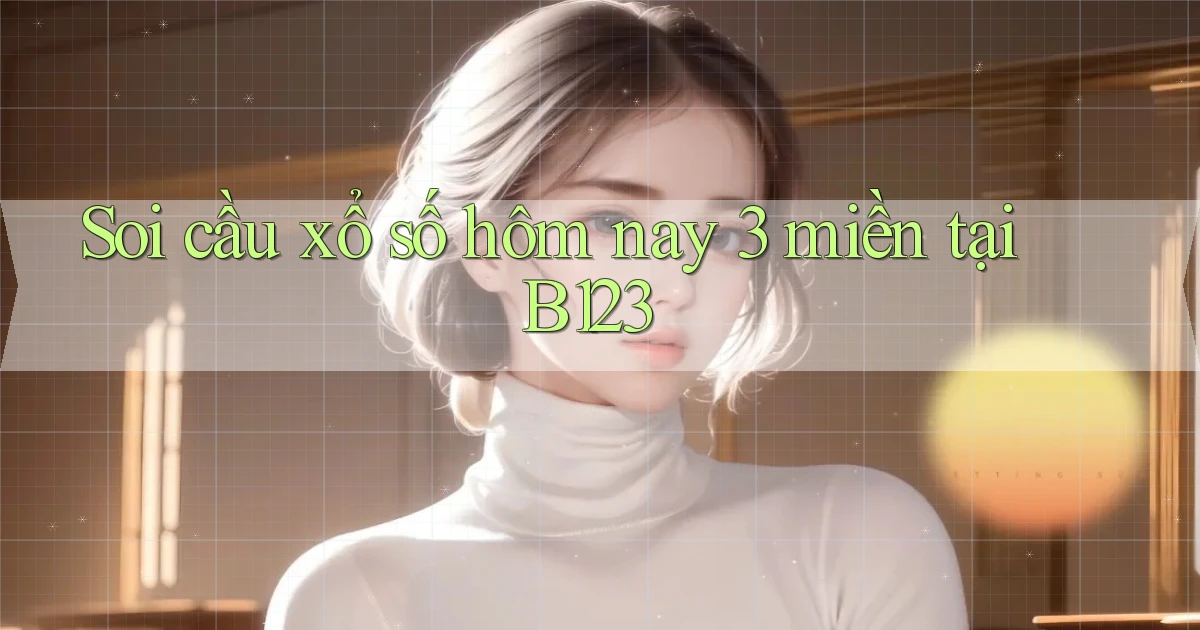 soi cầu xổ số hôm nay 3 miền tại b123